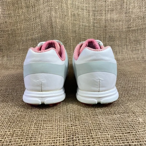 FootJoy Golf Shoes Sport  Spikeless Pink White  Size 9.5M - Picture 8 of 11